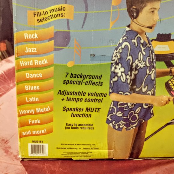 Memorex Electronic Drum Set 6 Pad Drum Set - Picture 4 of 6